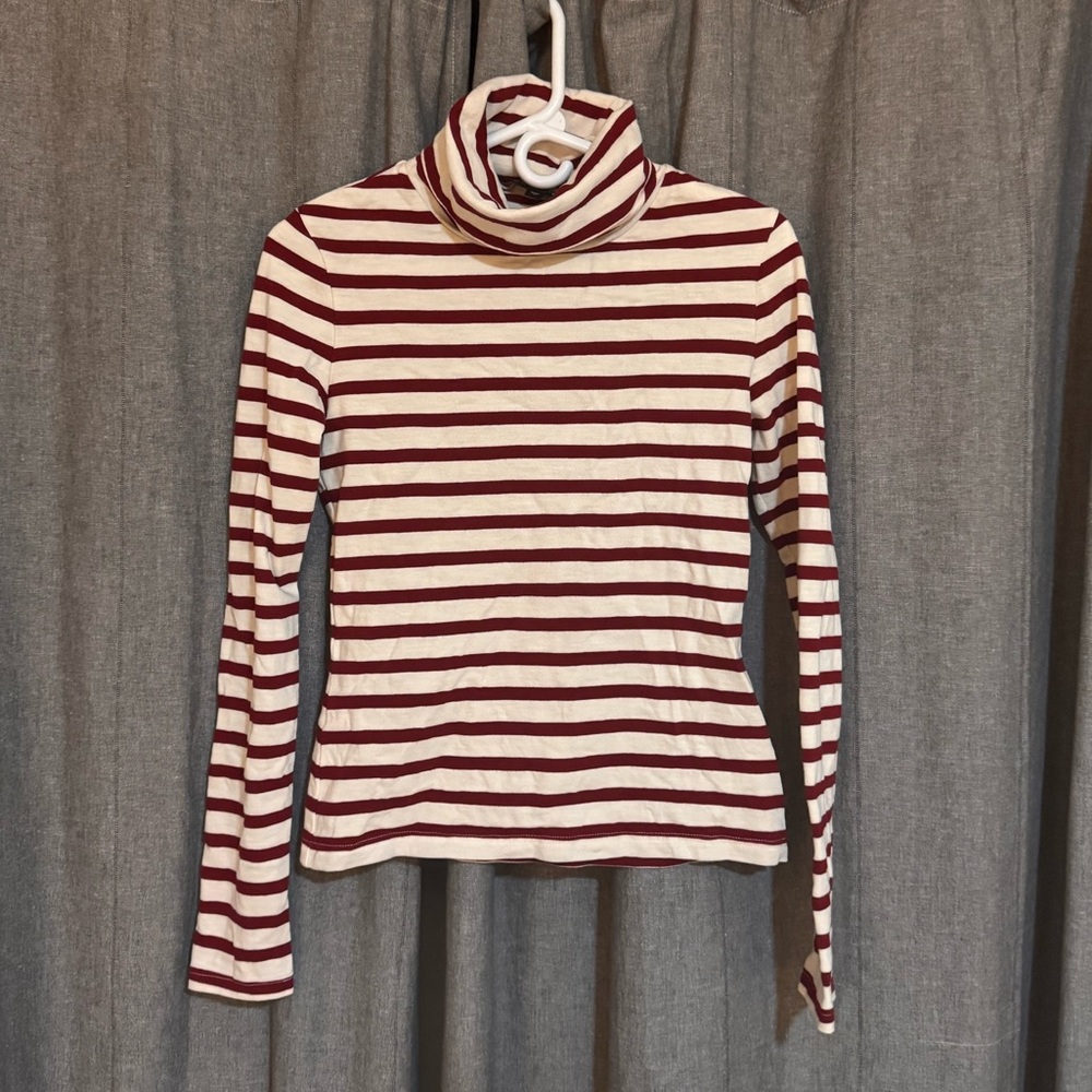Veronica Beard Striped Turtleneck S